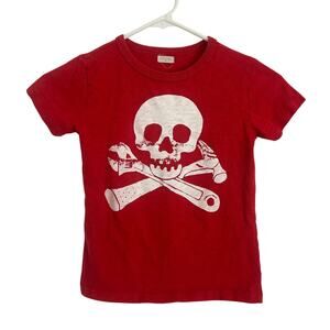 J.Crew Crewcuts Skull Mr. Fix It Graphic Tee T-shirt, Boy's 5